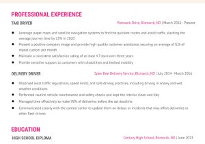 4 Star Rating Uber Driver Resume Sample Uber Driver Resume Examples In 2022 – Resumebuilder.com