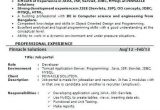 6 Months Experience Resume Sample In Java for 6 Months Experience In Java