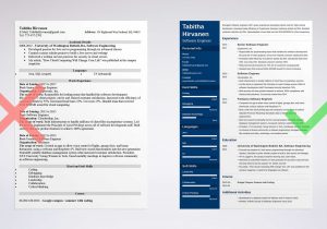 6 Months Experience Resume Sample In software Engineer software Engineer Resume Examples & Tips [lancarrezekiqtemplate]