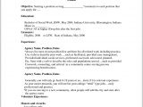 A Sample Resume for A First Job First Resume