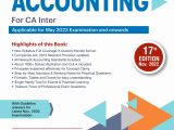Accounting Resume Samples 2023 In India Commercial Ca Inter Padhuka Ready Referencer On Accounting for New Syllabus by G Sekar & B Sarvana Prasath Applicable for May 2023 Exam