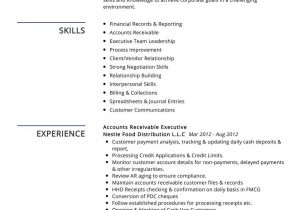 Accounts Payable and Receivable Resume Sample Accounts Receivable Resume Example In 2020