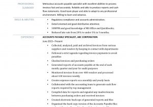 Accounts Payable Job Description Resume Sample Accounts Payable Specialist Resume Samples Line Resume