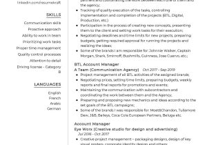 Advertising Agency Account Manager Resume Sample Account Manager Resume Template 2022 Writing Tips – Resumekraft