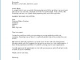 After Resume Follow Up Email Samples 9 10 Followup Letter Examples