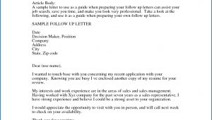 After Resume Follow Up Email Samples 9 10 Followup Letter Examples