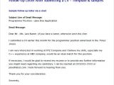 After Resume Follow Up Email Samples Free 5 Sample Follow Up Emails In Pdf