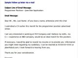 After Resume Follow Up Email Samples Free 6 Sample Follow Up Email Templates In Pdf