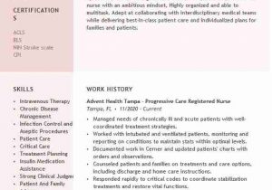 Aged Care Registered Nurse Resume Sample Registered Nurse Aged Care Resume Example Regis Zillmere