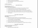 Aged Care Resume Sample No Experience Luxury Download Child Care Resume Sample In 2020