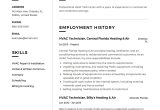 Air Conditioning Technician assistant Resume Samples Hvac Technician Resume & Guide   12 Templates Pdf & Word