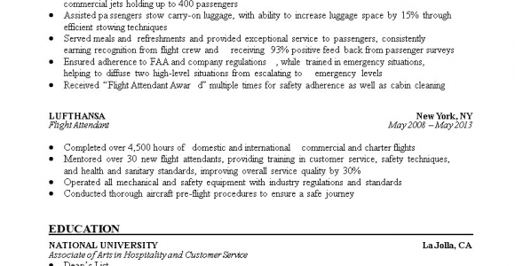 Airline Flight attendant Jobs Sample Resume Flight attendant Resume Sample