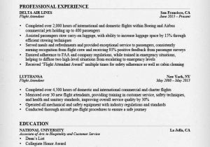 Airline Flight attendant Jobs Sample Resume Flight attendant Resume Sample & Writing Guide
