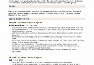Airport Customer Service Agent Resume Sample Airport Customer Service Agent Resume Samples
