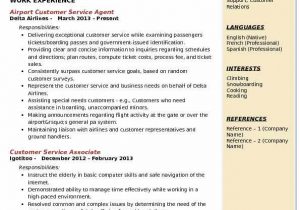 Airport Customer Service Agent Resume Sample Airport Customer Service Agent Resume Samples