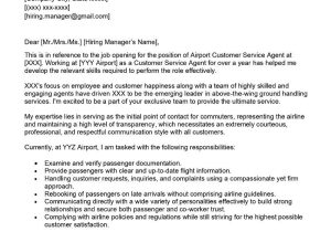 Airport Security Related Customer Service Resume Samples Airport Customer Service Agent Cover Letter Examples – Qwikresume