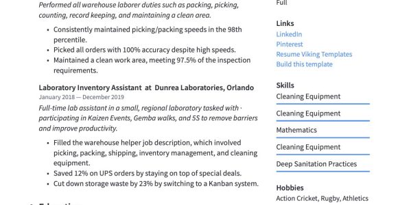 Amazon Fulfillment Center associate Resume Sample Amazon associate Resume & Writing Guide  21 Templates 2022