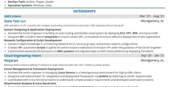 Amazon Redshift Developer Sample Resumes Online Aws Resume: the 2022 Guide with 10lancarrezekiq Examples & Complete Sample