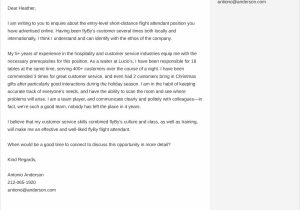 American Airlines Flight attendant Entry Resume Sample Flight attendant Cover Letterâsamples [also No Experience]