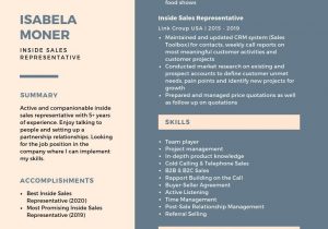 Ample Resume for Inside Sales Position Inside Sales Representative Resume Samples & Templates [pdflancarrezekiqword …