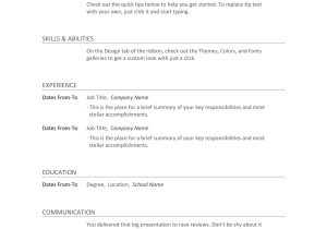 An Understanding Of Phrase Resume Sample formats Of Resume Examples and Sample Resume formats for Freshers