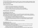 Android Mobile Application Testing Resume Sample android Developer Resume Example and Writing Tips