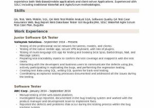 Android Mobile Application Testing Resume Sample Mobile Testing Resume Sample December 2020