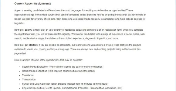 Appen Search Engine Evaluator Resume Sample 4 Best Search Engine Evaluator Companies that Hires Freshers