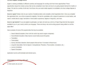 Appen Search Engine Evaluator Resume Sample How to Be A Search Engine Evaluator In 2020 – Outside that Cubicle …