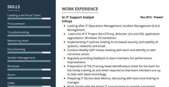 Application Support Technical Analyst Resume Samples It Support Analyst Resume Sample 2022 Writing Tips – Resumekraft