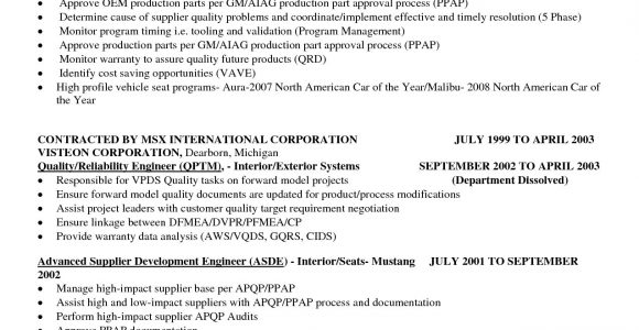 Automobile Service Engineer Resume Sample Pdf Automobile Engineer Resume Pdf