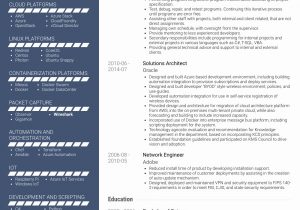 Aws Certified solutions Architect Resume Sample √ 20 Aws solutions Architect Resume