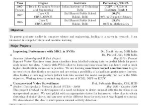 B Tech with Mba Resume Samples B Tech Fresher Resume format Doc Download