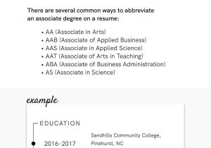 Bachelor S Degree On Resume Sample How to List A Degree On A Resume (associate, Bachelor’s, Ma)