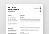 Back Page Of Resume Work Sample Design Professional 1 Page Resume Template Modern One Page Cv – Etsy …