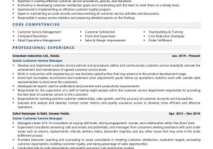 Bank Customer Service Manager Resume Sample Customer Service Manager Resume Examples & Template (with Job …