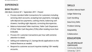 Bank Teller Cover Letter Sample Resume Geniusresume Genius Resume for Bank Tellers Innovative Bank Teller Resume Sample …