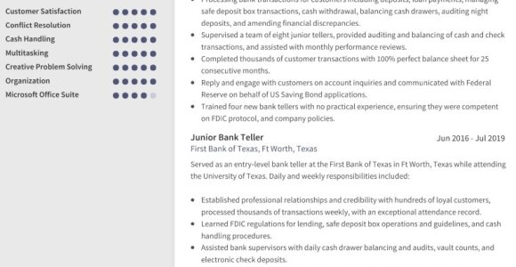 Bank Teller Resume Samples No Experience Bank Teller Resume Sample, Example & How to Write Tips 2022 …
