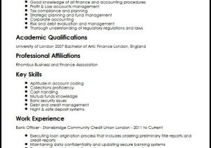 Banking Resume Sample for Fresh Graduate Sample Resume for Banking and Finance Fresh Graduate