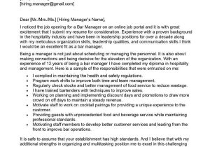Bar Manager Job Description Sample Resume Bar Manager Cover Letter Examples – Qwikresume