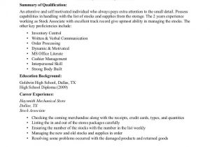 Basic Resume Sample for No Experience Basic Sample Resume for No Experience