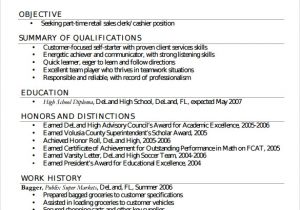 Basic Resume Samples for Highschool Students Free 6 Sample High School Resume Templates In Pdf