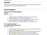 Basic Sample Resume for Customer Service 34 Perfect Customer Service Resume Examples Guide and Tips