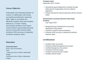 Bassc Entry Level Accounting Resume Sample Entry Level Accountant Resume Samples – Resumepocket