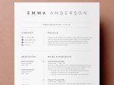 Bath and Body Works Resume Sample Clean Modern Resume Template 4 Page Cv Template Cover – Etsy Finland