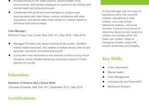 Behavioral Health Case Manager Resume Sample Case Manager Resume Examples In 2022 – Resumebuilder.com