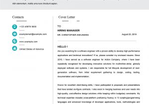 Best Cover Letter Template for Resume Super Clean Cover Letter Template for Word