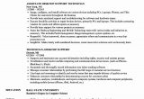 Best Desktop Support Technician Resume Sample It Support Technician Resume Best Technician Desktop
