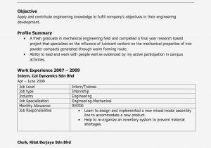 Best Resume Sample for Mechanical Engineer Fresher Mechanical Engineer Resume format for Freshers Engineers