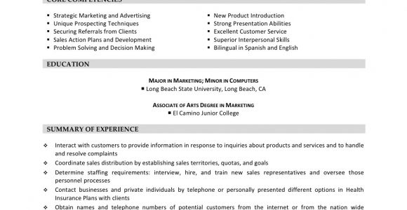 Best Resume Samples for Sales and Marketing 12 13 Best Resume Samples for Sales and Marketing
